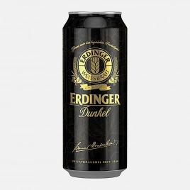 Пиво Erdinger Dunkel темное нефильтрованное непастеризованное 5.3% 500мл
