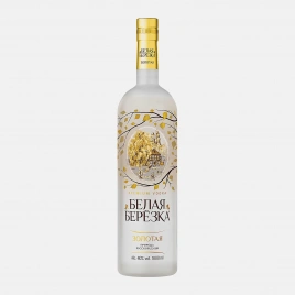 Водка Белая Березка Золотая 40% 1л