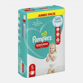 Трусики-подгузники Pampers Junior размер 5 12-17кг 42шт в ассортименте