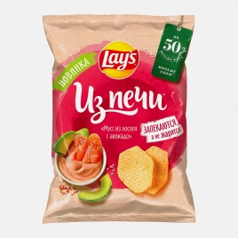 Чипсы Lays из печи Мусс из лосося с авокадо 81г