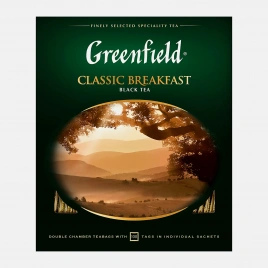Чай черный Greenfield Classic Breakfast 100пак