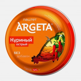 Паштет Argeta куриный острый 95г