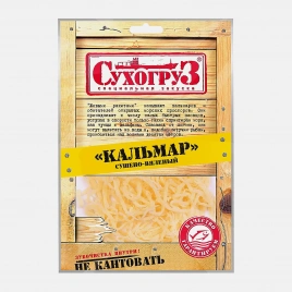 Кальмар Сухогруз сушеный шинкованный 70г