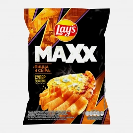 Чипсы со вкусом Пицца 4 сыра Lays Maxx 100г
