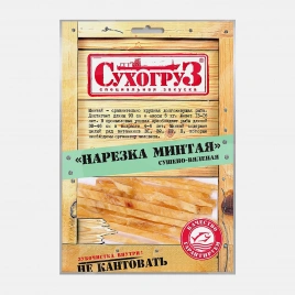 Минтай Сухогруз нарезка сушеная 70г