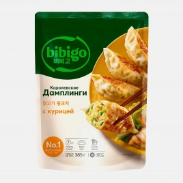 Дамплинги Бибиго Королевские курица овощи 385г