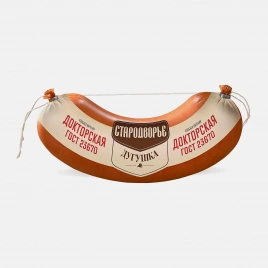 Колбаса Дугушка Докторская варёная 400г