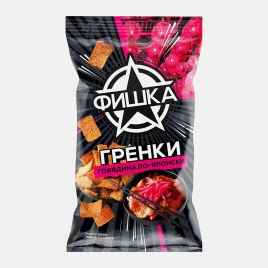 Гренки Фишка Говядина по-японски 120г