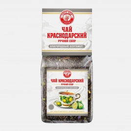 Чай черный Краснодарский Гост Ручной сбор Бергамот 100г