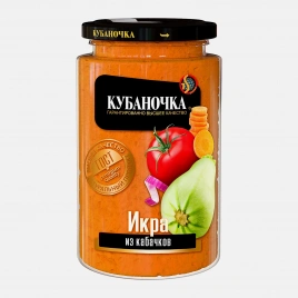 Икра из кабачков Кубаночка 360г