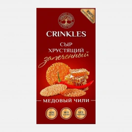 Сыр хрустящий запеченный медовый чили Crinkles 18г