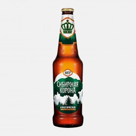 Пиво Сибирская корона светлое 5.3% 450мл