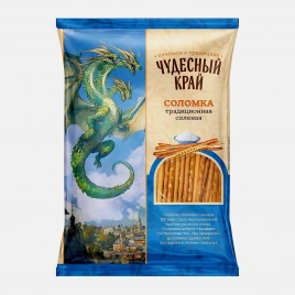 Соломка солёная Чудесный край 100г