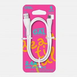 Кабель USB A Type-C CU-6403 2.4A Gal 1м