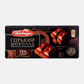 Шоколад горький Победа вкуса 72% 100г