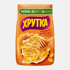 Кукурузные хлопья Хрутка Медовые обогащенные кальцием 270/300г