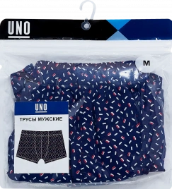 Трусы Uno мужские боксеры темно-синие UM40_3n12 р.М-XXL в ассортименте