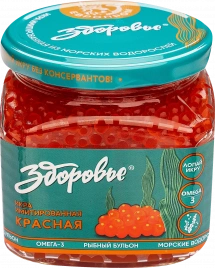 Икра Здоровье имитированная красная 420г