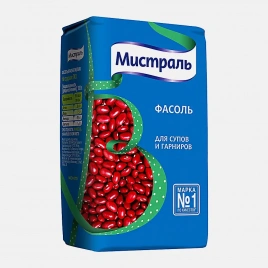 Фасоль Мистраль для гарнира и супа красная 450г