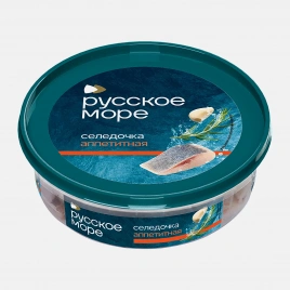 Сельдь Русское море аппетитная филе в масле 400г