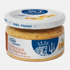 Горбуша-Скумбрия Европром Рыба рубленая с ароматом копчения 180г