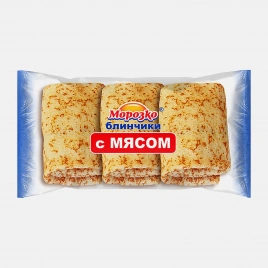 Блинчики Морозко с мясом 210г