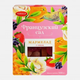 Мармелад Французский сад с натуральным соком Азовская КФ 300г