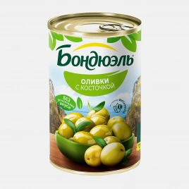 Оливки с косточкой Bonduelle 300г