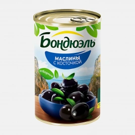 Маслины Бондюэль с косточкой 300г