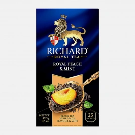 Чай черный Richard Peach&Mint байховый 25пак 42.5г