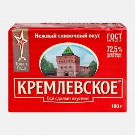 Спред Кремлевское растительно-жировой 72.5% 180г