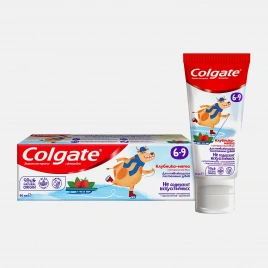 Зубная паста Colgate 6-9 Клубника-мята детская с фторидом 60мл