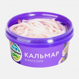 Кальмар Меридиан в рассоле 180г
