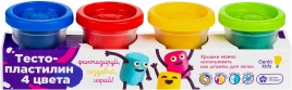 Тесто-пластилин Genio Kids 4 цвета 240г 22.5*5.7*5см