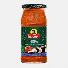 Икра из баклажан по-балкански Дядя Ваня 350г