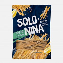 Сушёно-вяленый минтай соломка с перцем Solo Nina 40г