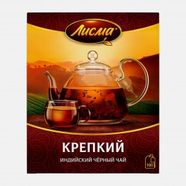 Чай черный Лисма Крепкий 100пак