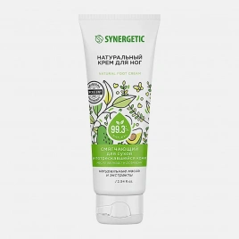 Крем для ног Synergetic смягчающий для сухой кожи 75мл