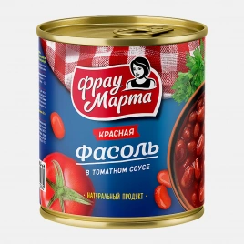 Фасоль Фрау Марта красная 310г