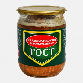 Свинина Великолукский МК тушеная 500г
