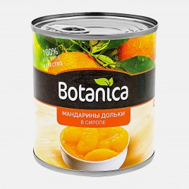 Мандарины Botanica дольки в сиропе 314мл