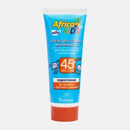Крем солнцезащитный детский для чувствительной кожи SPF45+ Africa Kids 50мл