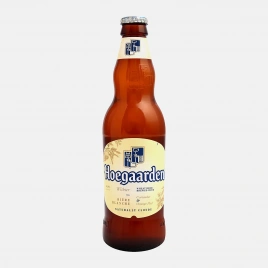 Пивной напиток Hoegaarden белый светлый нефильтрованный пастеризованный 4.9% 440мл