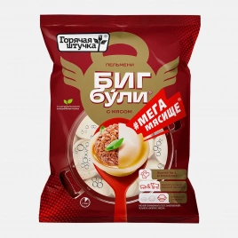 Пельмени Горячая штучка Бигбули с мясом 700г