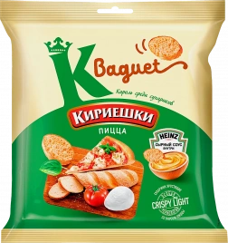 Сухарики Кириешки Baguet Пицца + соус сырный 70г