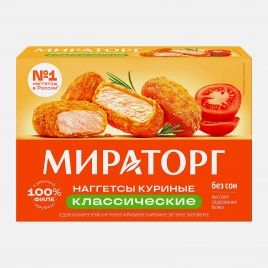 Наггетсы куриные Мираторг Классические 250г