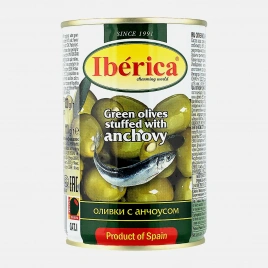 Оливки Iberica с анчоусом 300г