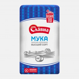 Мука Славна Старооскольская хлебопекарная 2кг