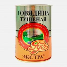 Говядина Русь тушеная Экстра 338г