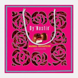 Конфеты шоколадные Малина-маскарпоне/Вишня в ликере Dy Nastie 170г в ассортименте